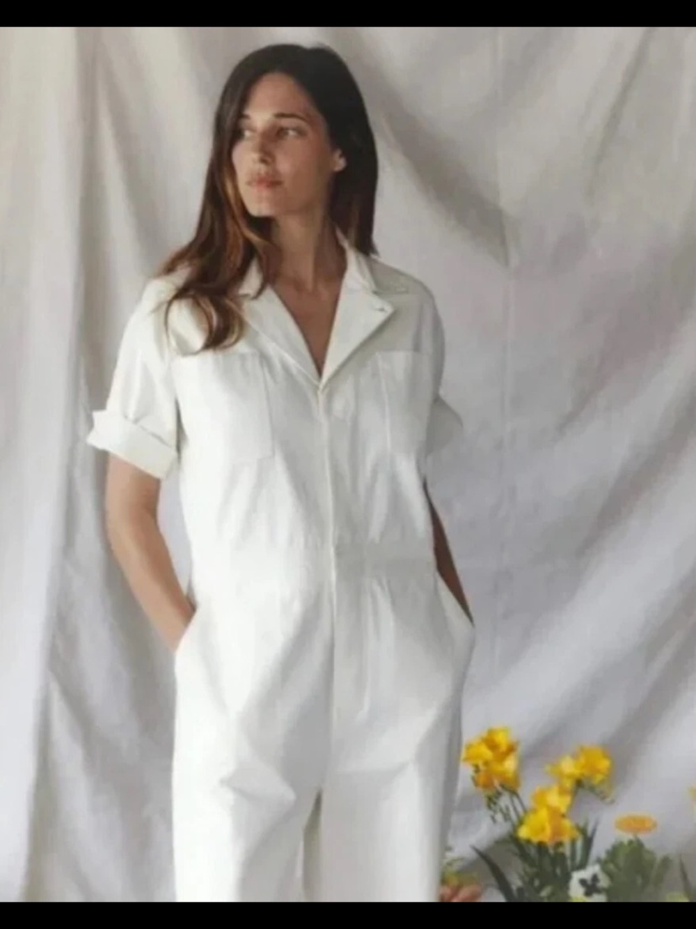 Christy Dawn Cream Linen Button-Up Top